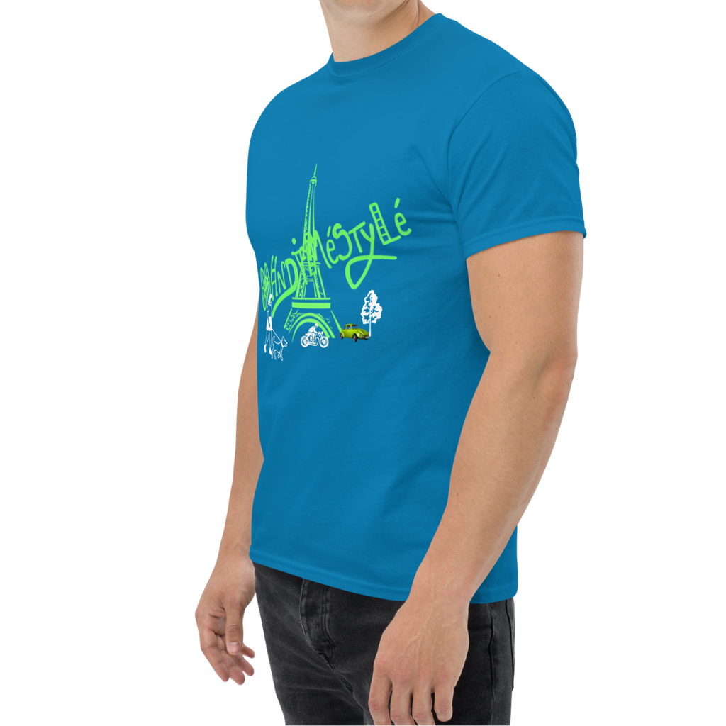 T-shirt paris handiméstylé