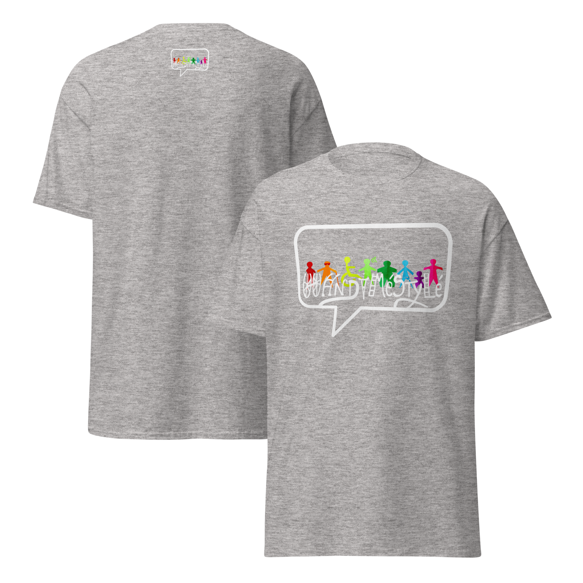 T-shirt  unisexe handiméstylé