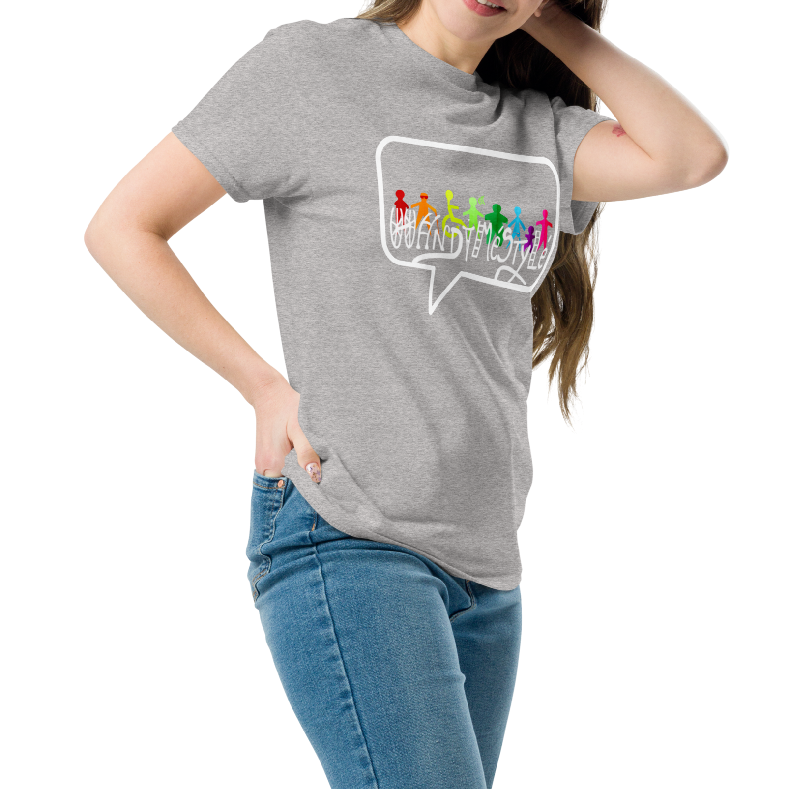 T-shirt  unisexe handiméstylé